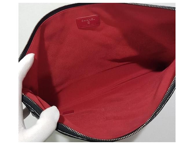 Chanel Borsa a Pochette Gabrielle Large Series Nero - vista 5