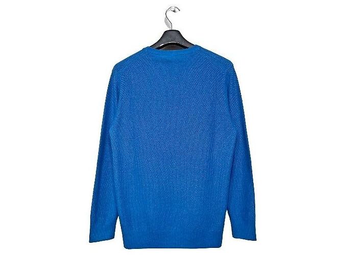 Loro Piana Blauer Rundstrick aus Kaschmir - Ansicht 2