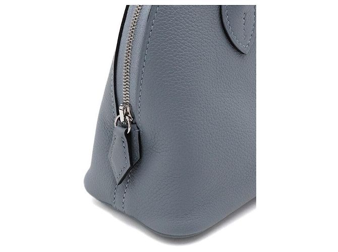 Hermès Borsa Tote e Borsa a Tracolla Bolide Mini Ever Leather, Crossbody Season Blu - vista 8