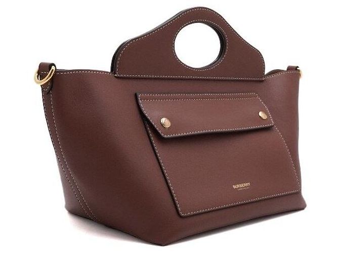 Burberry Mini borsa tote e borsa a tracolla in pelle morbida con tasca - vista 3