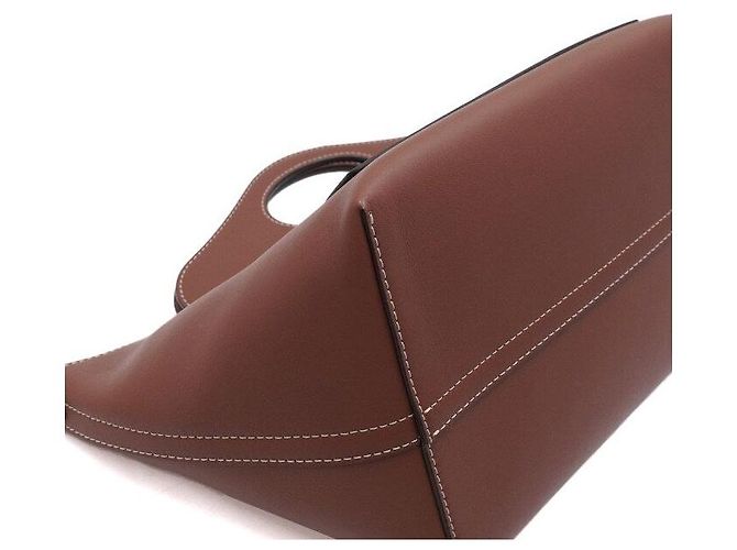 Burberry Mini borsa tote e borsa a tracolla in pelle morbida con tasca - vista 7