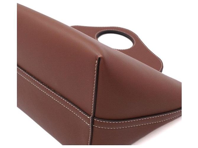 Burberry Mini borsa tote e borsa a tracolla in pelle morbida con tasca - vista 8