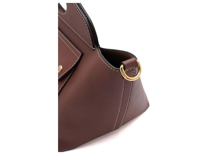 Burberry Mini borsa tote e borsa a tracolla in pelle morbida con tasca - vista 9