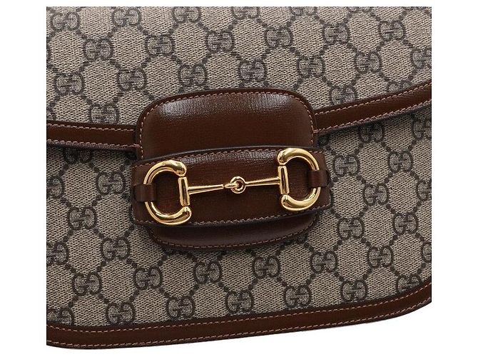 Gucci Borsa a tracolla in tela Horsebit - vista 10