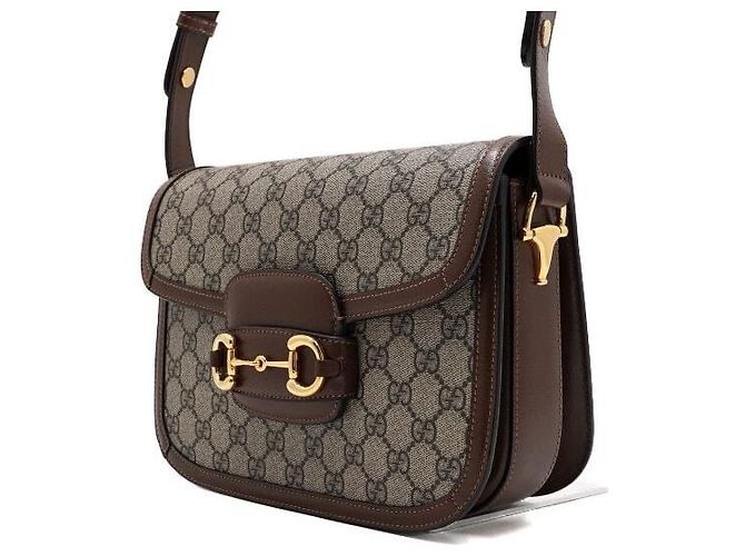 Gucci Borsa a tracolla in tela Horsebit - vista 2
