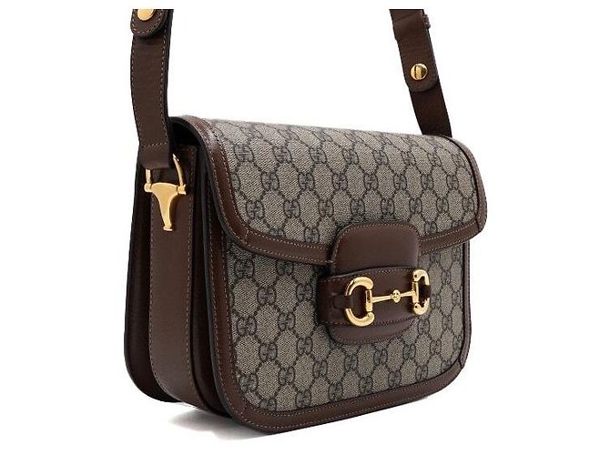 Gucci Borsa a tracolla in tela Horsebit - vista 3