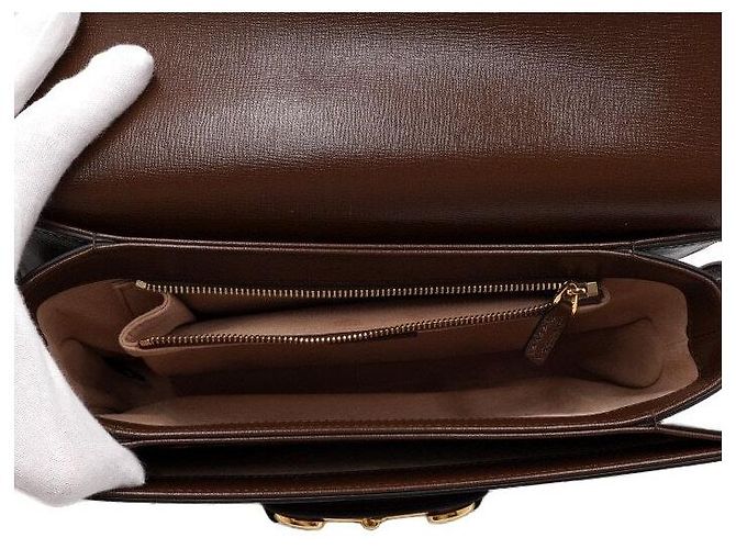 Gucci Borsa a tracolla in tela Horsebit - vista 5