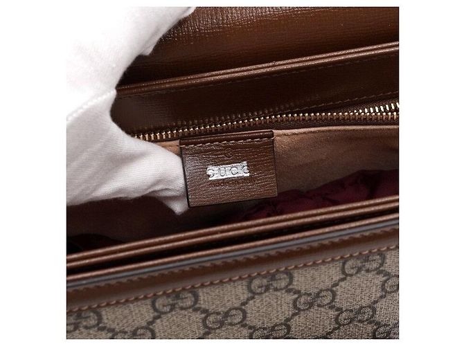 Gucci Borsa a tracolla in tela Horsebit - vista 6