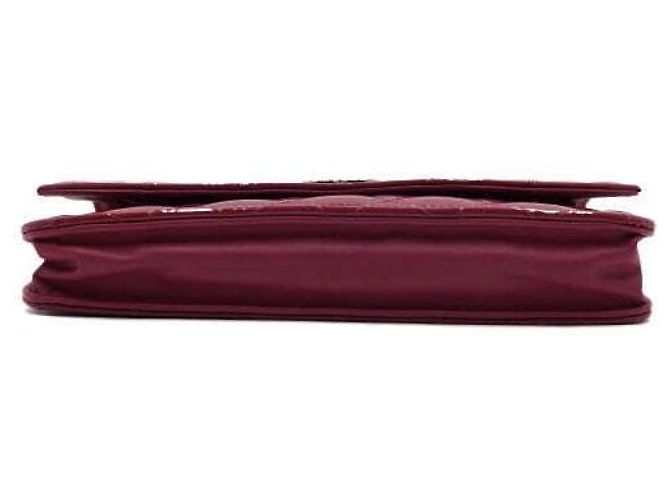 Chanel Borsa a tracolla WOC Wallet on Chain in vernice rosa con catena logo tono argento - vista 8