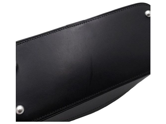 Maison Martin Margiela Borsa Dragger in pelle nera - vista 10