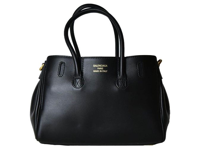 Balenciaga Borsa Tote e Borsa a Tracolla All-Over Nero - vista 3