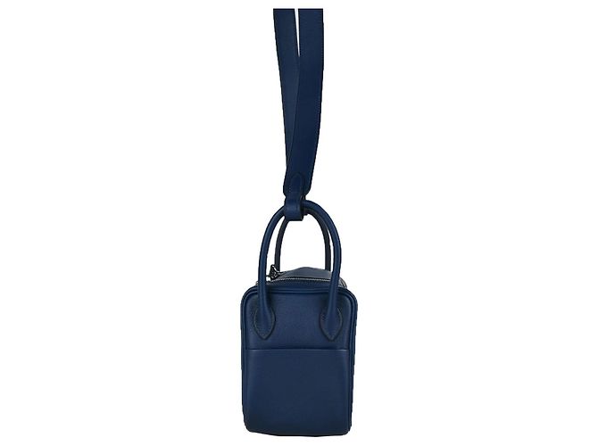 Hermès Saco Tote e Crossbody Lindy Azul - vista 2
