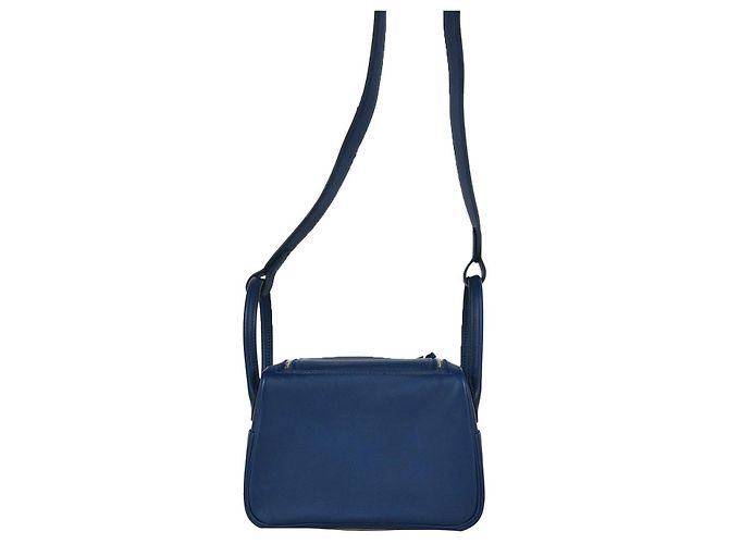 Hermès Saco Tote e Crossbody Lindy Azul - vista 3
