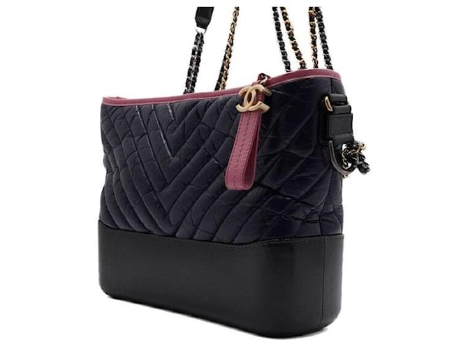 Chanel Borsa a tracolla hobo Blu - vista 2