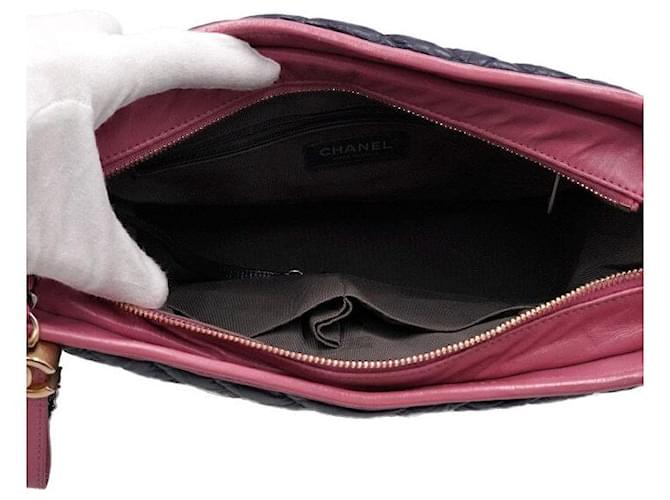 Chanel Borsa a tracolla hobo Blu - vista 5