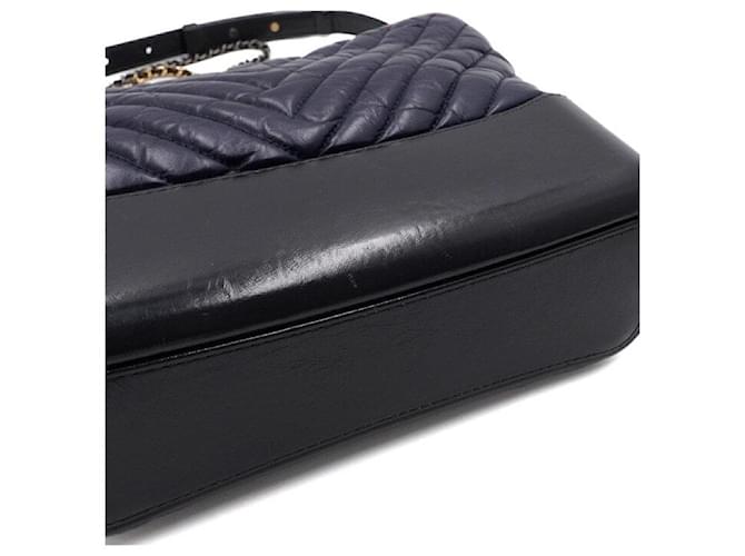 Chanel Borsa a tracolla hobo Blu - vista 7