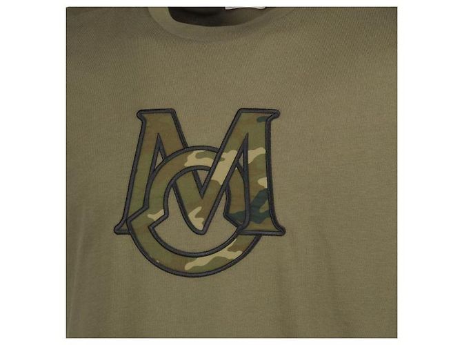 Moncler T-shirt de algodão com monograma Verde - vista 5