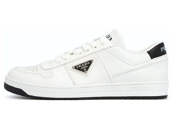 Prada Sneakers in pelle Downtown Logo - vista 3