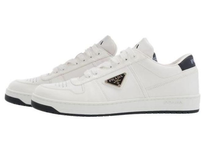 Prada Sneakers in pelle Downtown Logo - vista 4