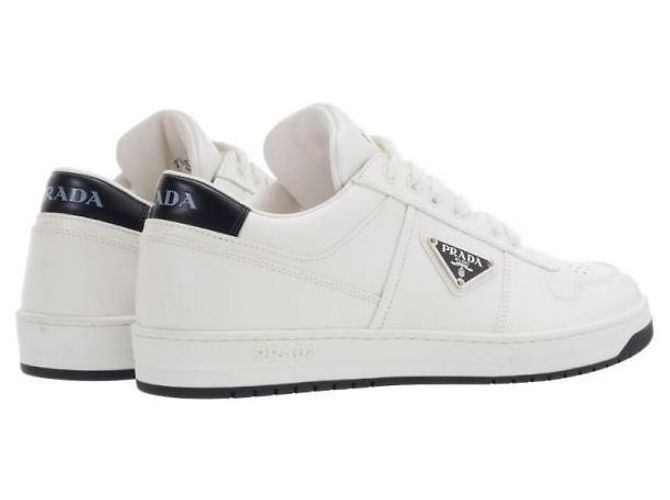 Prada Sneakers in pelle Downtown Logo - vista 5