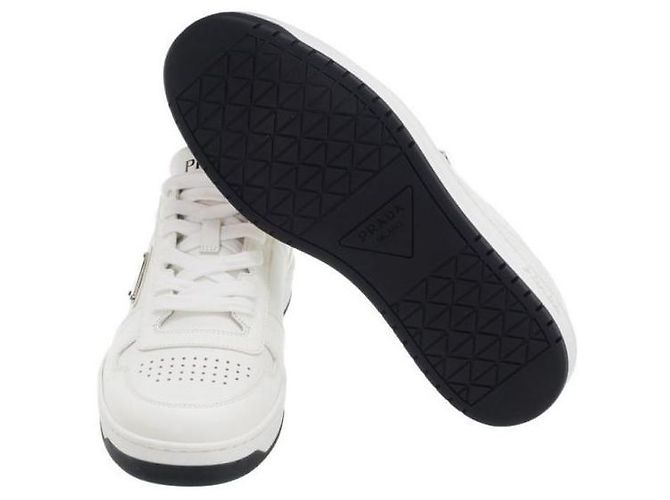 Prada Sneakers in pelle Downtown Logo - vista 7