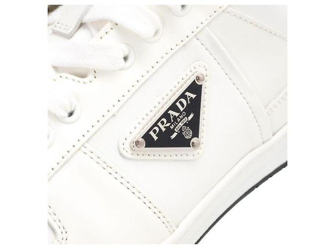 Prada Sneakers in pelle Downtown Logo - vista 8