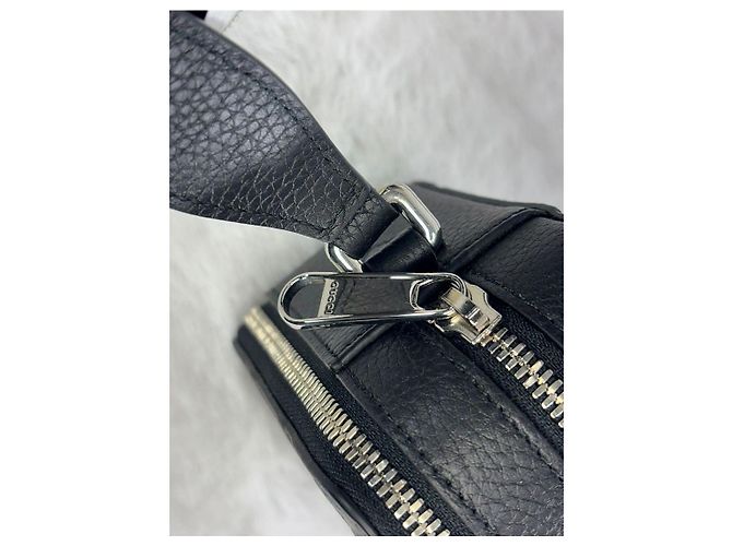 Gucci GG Jumbo Leder Crossbody Bag für Herren Schwarz - Ansicht 13