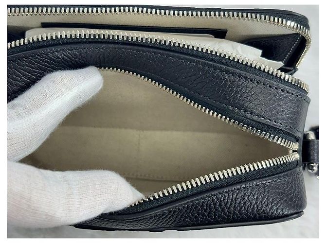 Gucci GG Jumbo Leder Crossbody Bag für Herren Schwarz - Ansicht 7