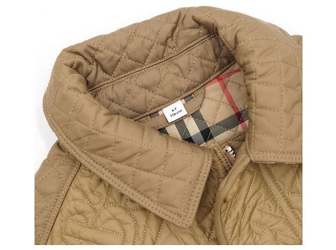 Burberry Monogram Quilted Panel Kids Junior Jacket - view 5