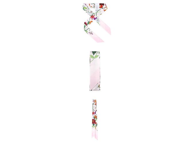 Gucci Sciarpa di seta con stampa floreale (Light Pink) Rosa - vista 3
