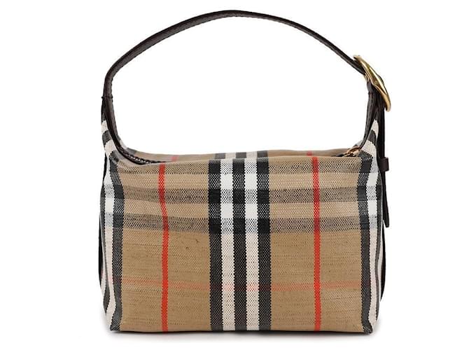 Burberry Borsa Duffel Mini Highland Marrone - vista 5