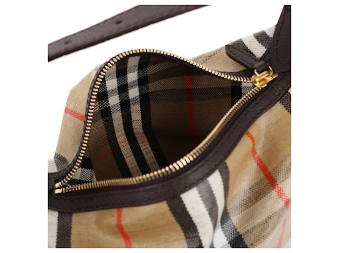 Burberry Borsa Duffel Mini Highland Marrone - vista 8