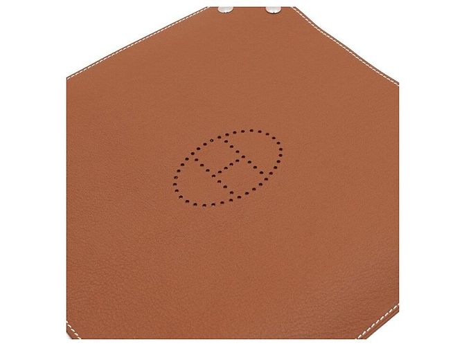 Hermès Vassoio in pelle Rosso - vista 3