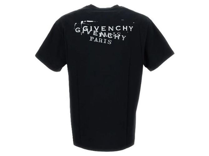 Givenchy Camiseta de algodón con estampado de logo stamp - vista 4