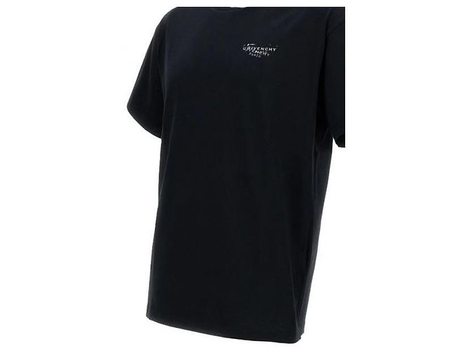 Givenchy Camiseta de algodón con estampado de logo stamp - vista 5