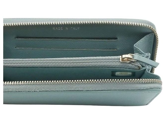 Chanel Portafoglio Medium in Caviar Verde - vista 7