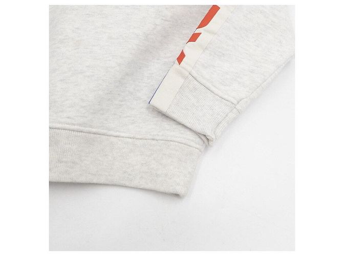 Burberry Graues Fleece-Sweatshirt mit Logo für Babys und Kinder - Ansicht 3