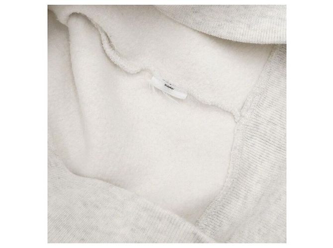 Burberry Graues Fleece-Sweatshirt mit Logo für Babys und Kinder - Ansicht 6