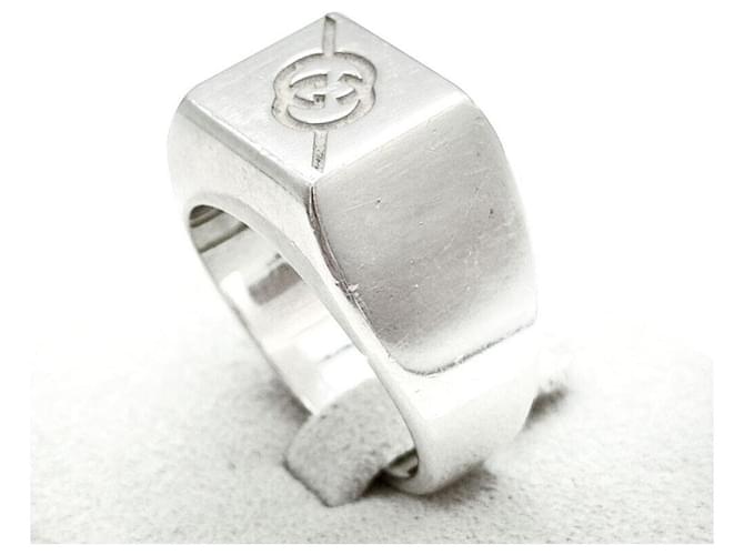 Gucci Diagonal verschränkter Ring Silber - Ansicht 5