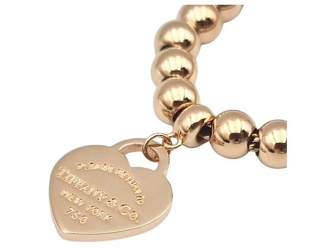 Tiffany & Co Bracciale Tiffany Return to Gold Rosa - vista 3