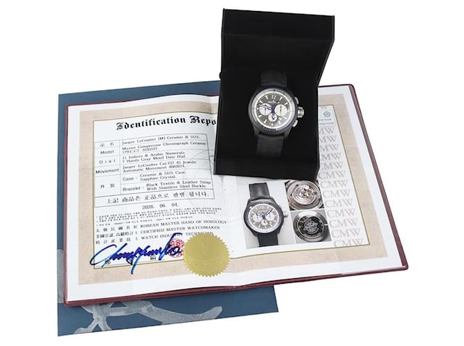 Jaeger Lecoultre Master Compressor Chronograph Ceramic GMT Nero - vista 8