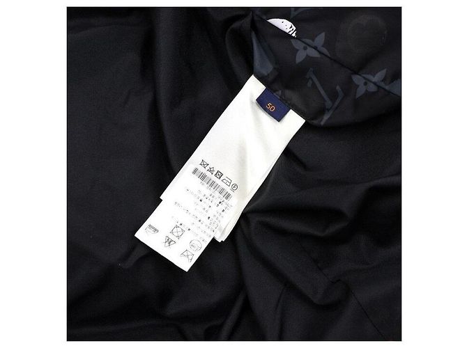 Louis Vuitton Giacca bomber in piumino da uomo Black Monogram Paint Dot Nero - vista 7