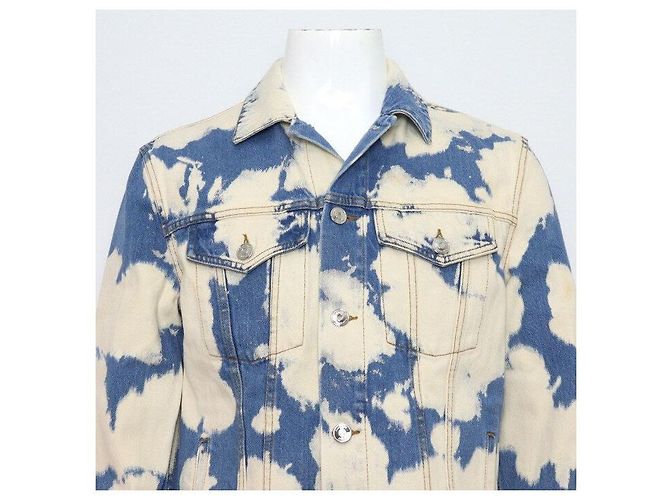 Burberry Giacca di jeans bleach blu da uomo - vista 2