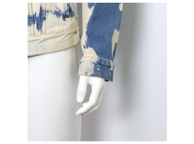 Burberry Giacca di jeans bleach blu da uomo - vista 3
