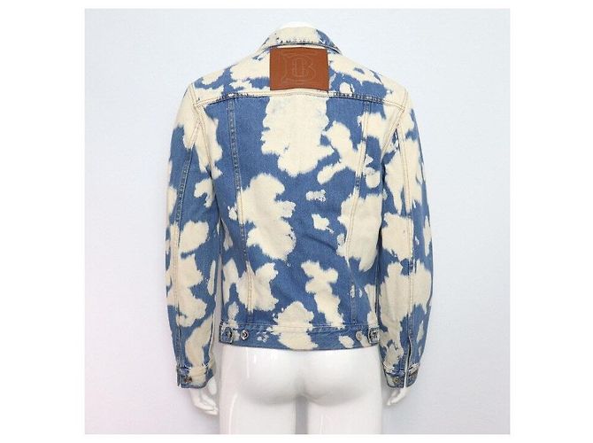 Burberry Giacca di jeans bleach blu da uomo - vista 4