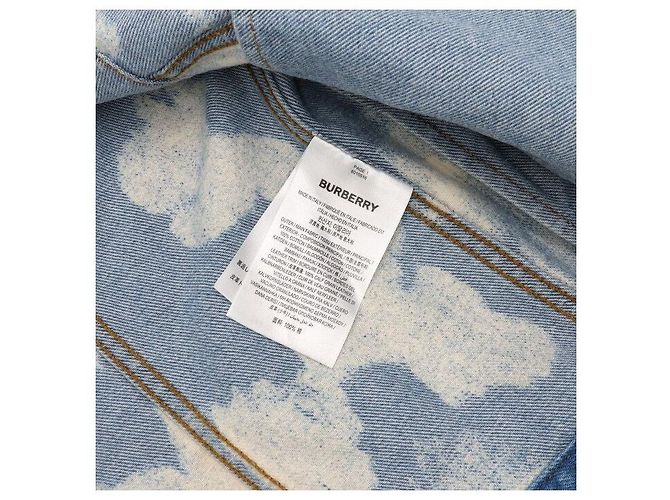 Burberry Giacca di jeans bleach blu da uomo - vista 6