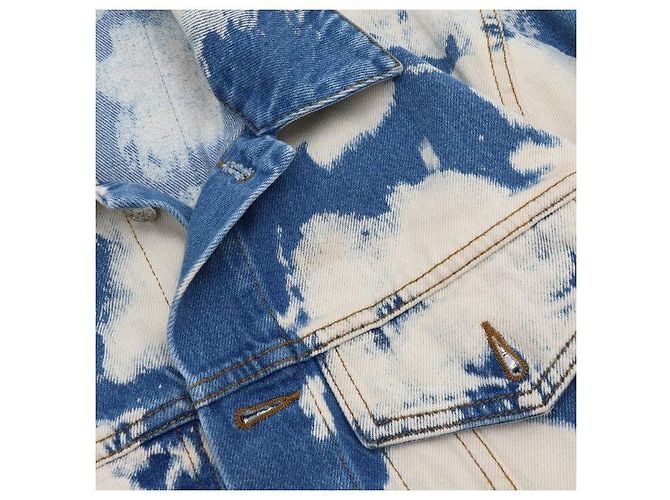 Burberry Giacca di jeans bleach blu da uomo - vista 8