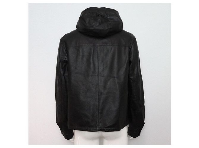 Prada Reversible Napa Leather Nylon Men's Jacket - view 4