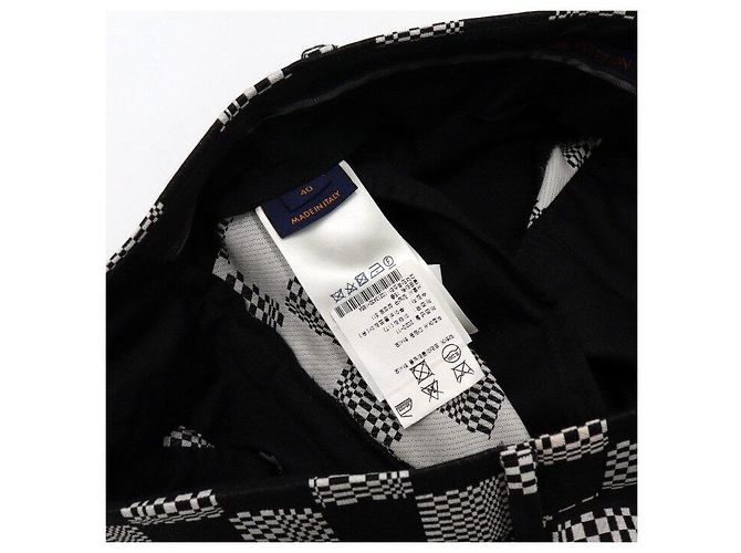 Louis Vuitton Pantaloni Damier Regular in Denim da Uomo Marrone - vista 8