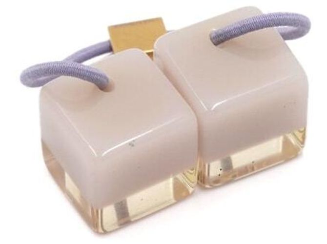 Louis Vuitton Elastico per capelli in cristallo placcato oro con inclusioni a cubo viola Porpora - vista 4